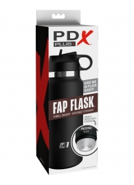 Черный мастурбатор в виде бутылки Fap Flask - Pipedream - в Перми купить с доставкой