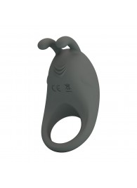 Серое эрекционное кольцо с вибрацией Master Ring - Baile - в Перми купить с доставкой