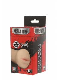 Нежный мастурбатор-ротик REALSTUFF 5INCH MASTURBATOR BJ - Dream Toys - в Перми купить с доставкой