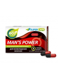 Возбуждающее средство Man’s power - 10 капсул (+1 в подарок) - SuperCaps - купить с доставкой в Перми