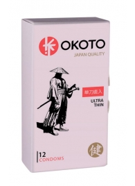 Тонкие презервативы OKOTO Ultra Thin - 12 шт. - Sitabella - купить с доставкой в Перми