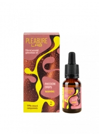 Капли с согревающим эффектом Passion Drips Warming - 15 мл. - Pleasure Lab - купить с доставкой в Перми