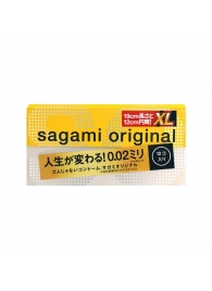 Презервативы увеличенного размера Sagami Original 0.02 XL-size - 12 шт. - Sagami - купить с доставкой в Перми