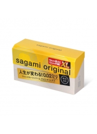 Презервативы увеличенного размера Sagami Original 0.02 XL-size - 12 шт. - Sagami - купить с доставкой в Перми