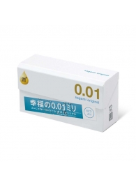 Увлажнённые презервативы Sagami Original 0.01 Extra Lub - 12 шт. - Sagami - купить с доставкой в Перми