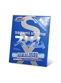 Презерватив Sagami Xtreme FEEL FIT 3D - 1 шт. - Sagami - купить с доставкой в Перми