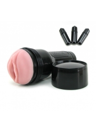 Мастурбатор-вагина Fleshlight - Vibro Pink Lady Touch с вибрацией - Fleshlight - в Перми купить с доставкой