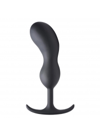 Черный массажер простаты с утяжелителями Premium Silicone Weighted Prostate Plug XL - 20,8 см. - XR Brands - в Перми купить с доставкой