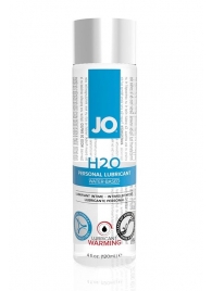 Возбуждающий лубрикант на водной основе JO Personal Lubricant H2O Warming - 120 мл. - System JO - купить с доставкой в Перми