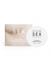 Массажная свеча для всего тела Slow Sex - 50 гр. - Bijoux Indiscrets - купить с доставкой в Перми