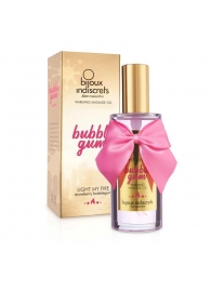 Разогревающее массажное масло Light My Fire Bubble Gum с ароматом бабл-гам - 100 мл. - Bijoux Indiscrets - купить с доставкой в Перми
