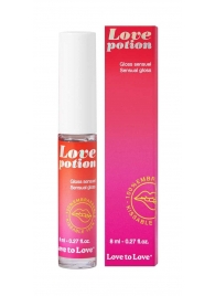 Возбуждающий блеск для губ Love Potion - 8 мл. - Love to Love - купить с доставкой в Перми