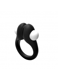 Черное эрекционное кольцо Zippy Vibrating Ring With Bullet - Adrien Lastic - в Перми купить с доставкой