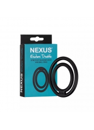 Черное двойное эрекционное кольцо Nexus Enduro Double - Nexus Range - в Перми купить с доставкой