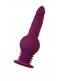 Фиолетовая мини-машина для секса Striker с пультом ДУ - 23,5 см. - ToyFa - купить с доставкой в Перми