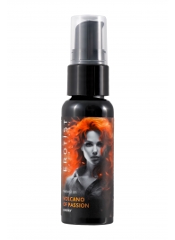 Гель с эффектом вибрации Volcano Of Passion со вкусом вишни - 25 мл. - Erotist Lubricants - купить с доставкой в Перми