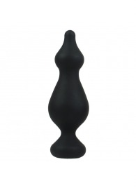 Черная анальная втулка Amuse L - 13,8 см. - Adrien Lastic