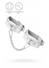 Белые мини-оковы со скруглёнными углами - Pecado - купить с доставкой в Перми