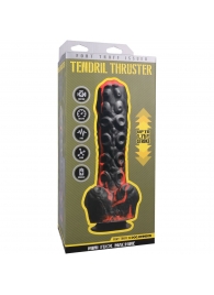 Черно-красная мини-машина на присоске Tendril Thruster - 21,6 см. - Doc Johnson - купить с доставкой в Перми