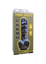 Черно-синяя мини-машина на присоске Tendril Thruster - 21,6 см. - Doc Johnson - купить с доставкой в Перми