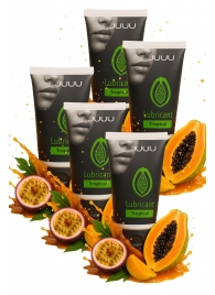 Набор из 5 съедобных лубрикантов JUJU со вкусом тропических фруктов - JuJu - купить с доставкой в Перми