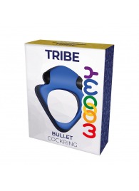 Синее эрекционное кольцо Wooomy Tribeс с вибрацией - Adrien Lastic - в Перми купить с доставкой