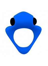 Синее эрекционное кольцо Wooomy Tribeс с вибрацией - Adrien Lastic - в Перми купить с доставкой