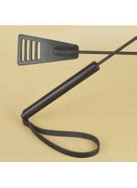 Черный кожаный стек «Сириус» - 60 см. - Sitabella - купить с доставкой в Перми