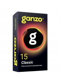 Классические презервативы с обильной смазкой Ganzo Classic - 15 шт. - Ganzo - купить с доставкой в Перми
