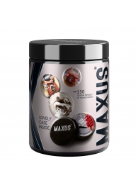 Черные утолщенные презервативы MAXUS Extra Strong с железным кейсом - 15 шт. - Maxus - купить с доставкой в Перми