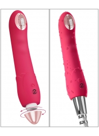 Малиновая насадка на душ с вибрацией Showers to orgasm - 20,1 см. - Orion - купить с доставкой в Перми