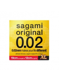 Презерватив увеличенного размера Sagami Original 0.02 XL-size - 1 шт. - Sagami - купить с доставкой в Перми