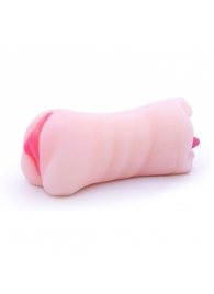 Телесный двусторонний мастурбатор - вагина и ротик - Boys of Toys - в Перми купить с доставкой