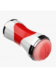 Двусторонний мастурбатор в колбе Power Grip Cup - вагина и ротик - Boys of Toys - в Перми купить с доставкой