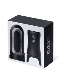 Набор Tenga Flip Zero Electronic Vibrotation: мастурбатор с вибрацией и устройство вращения - Tenga - в Перми купить с доставкой