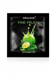 Саше съедобной оральной смазки OraLove с ароматом фейхоа - 3 гр. - Биоритм - купить с доставкой в Перми