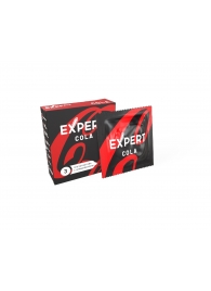 Презервативы с ароматом колы Expert Cola - 3 шт. - Expert - купить с доставкой в Перми