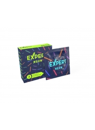 Светящиеся в темноте презервативы Expert Neon - 3 шт. - Expert - купить с доставкой в Перми