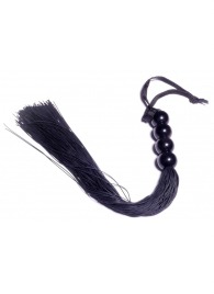 Черная силиконовая плеть - 37 см. - Boys of Toys - купить с доставкой в Перми