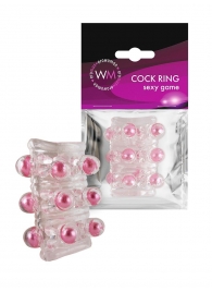 Прозрачная сквозная насадка на пенис с цветными шариками - Erowoman-Eroman - в Перми купить с доставкой