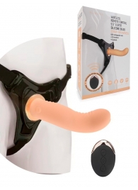 Женский вибрострапон со съемной насадкой и пультом ДУ - Erokay - купить с доставкой в Перми