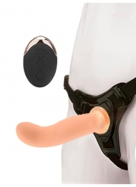 Женский вибрострапон со съемной насадкой и пультом ДУ - Erokay - купить с доставкой в Перми