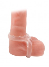 Прозрачное двойное эрекционное кольцо - Sex Expert - в Перми купить с доставкой