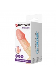 Телесная насадка на пенис Booker - 8 см. - Baile - в Перми купить с доставкой