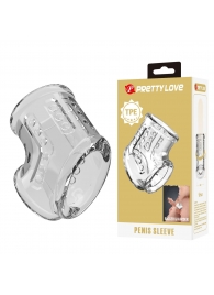 Прозрачная насадка на пенис и мошонку - Baile - в Перми купить с доставкой