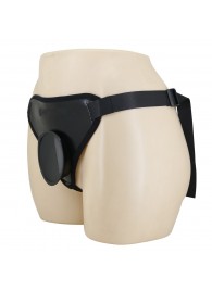 Черные трусики харнесс с платформой Caludio I - Baile - купить с доставкой в Перми