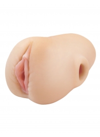 Телесный мастурбатор-вагина Pussy Pounder Squeeze Stroker - Pipedream - в Перми купить с доставкой