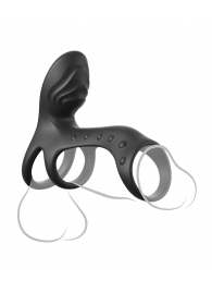 Черная насадка на пенис Ultimate Couples Cage Pro - Pipedream - в Перми купить с доставкой