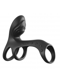 Черная насадка на пенис Ultimate Couples Cage Pro - Pipedream - в Перми купить с доставкой