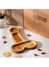 Деревянное блюдо для подачи в форме члена (25 х 16,5 х 1,7 см) - Сима-Ленд - купить с доставкой в Перми